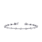 0.10 ct. Diamant Effekt Tennis Armband