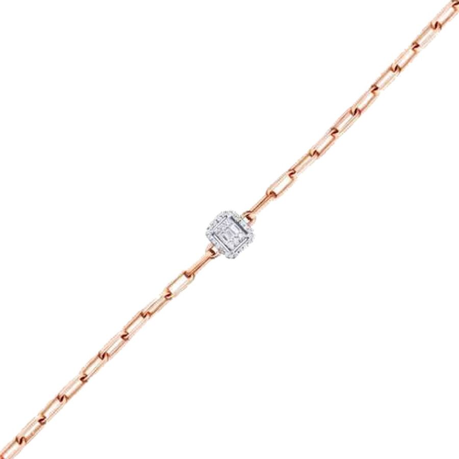 0,17 ct. Diamant Baguette Armband