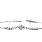 0,17 ct. Diamant Trend Blumen Armband