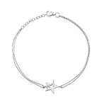 0,01 ct. Diamant Stern Armband
