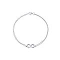 0,03 ct. Diamant Herz Unendlichkeits Armband