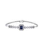 2.06 ct. Diamant Saphir Armband
