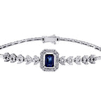 2,06 ct. Diamant Saphir Armband