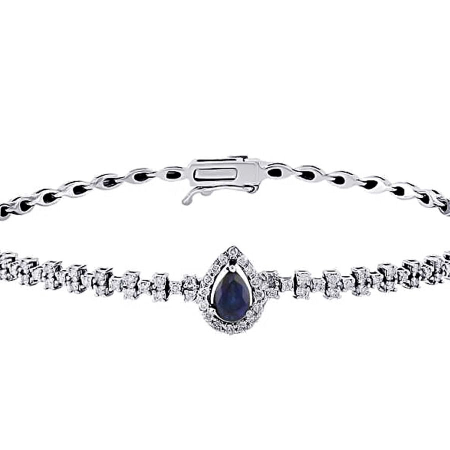 1,50 ct. Diamant Saphir Armband