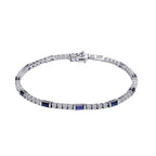 3,15 ct. Diamant Saphir Armband
