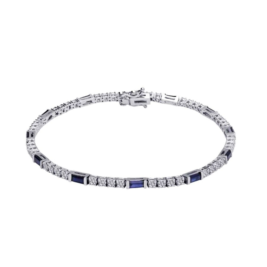 3,15 ct. Diamant Saphir Armband