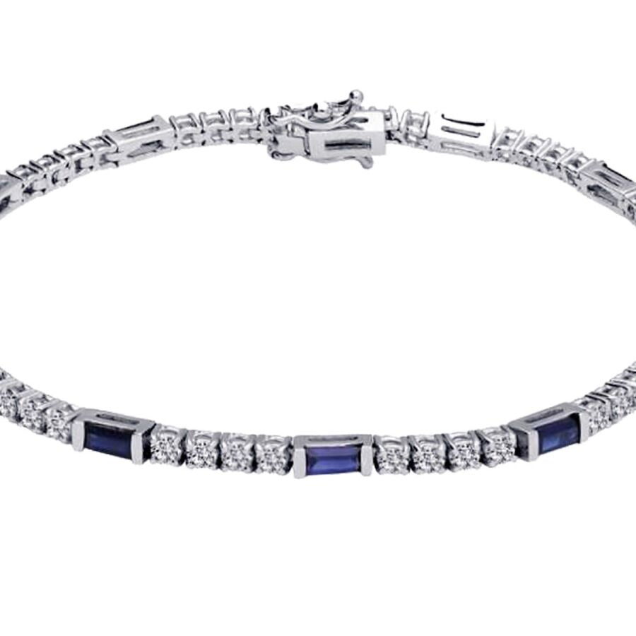 3,15 ct. Diamant Saphir Armband