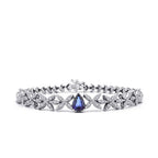 2,74 ct. Diamant Saphir Armband