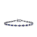 6.18 ct. Diamant Saphir Armband