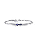 0,54 ct. Diamant Saphir Armreif