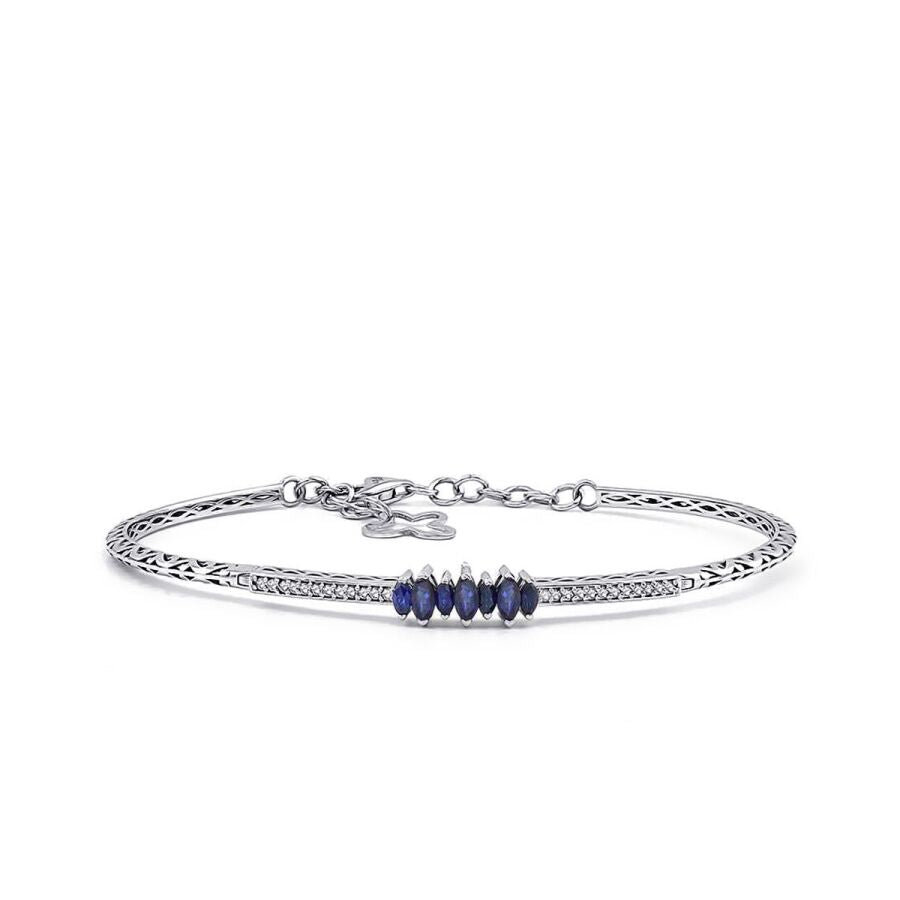 0,54 ct. Diamant Saphir Armreif