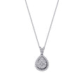 0,36 ct. Diamant Tropfen Halskette