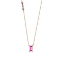 1,48 ct. Diamant Rosa Stein Halskette