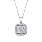 0,48 ct. Diamant Halskette
