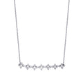 0,21 ct. Diamant Baguette Halskette