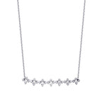 0,21 ct. Diamant Baguette Halskette