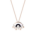 0,11 ct. Diamant Schutzauge Halskette