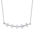 0,36 ct. Diamant Fünf-Stein Halskette
