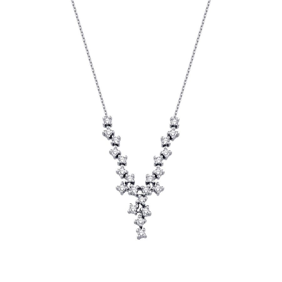0.42 ct. Diamant Trend Halskette