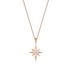 0,04 ct. Diamant Trend Stern Halskette
