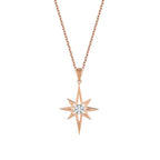 0,04 ct. Diamant Trend Stern Halskette