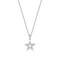 0,11 ct. Diamant Trend Stern Halskette