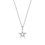 0,11 ct. Diamant Trend Stern Halskette