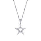 0,11 ct. Diamant Trend Stern Halskette