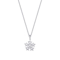 0,04 ct. Diamant Six Stern Halskette