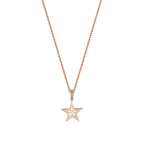 0,01 ct. Diamant Trend Stern Halskette