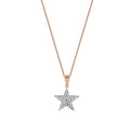 0,13 ct. Diamant Trend Stern Halskette