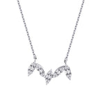 0,26 ct. Diamant Baguette Trend Halskette