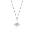 0,04 ct. Diamant Stern Halskette