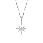 0,04 ct. Diamant Stern Halskette