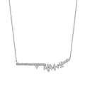 0,24 ct. Diamant Minimal Halskette