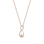 0,11 ct. Diamant Infinity Halskette