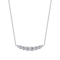 0,22 ct. Diamant Sieben-Stein Halskette