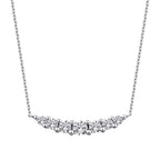 0,22 ct. Diamant Sieben-Stein Halskette