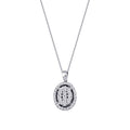 0,33 ct. Diamant Oval Halskette