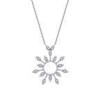 0,86 ct. Diamant Aurora Halskette