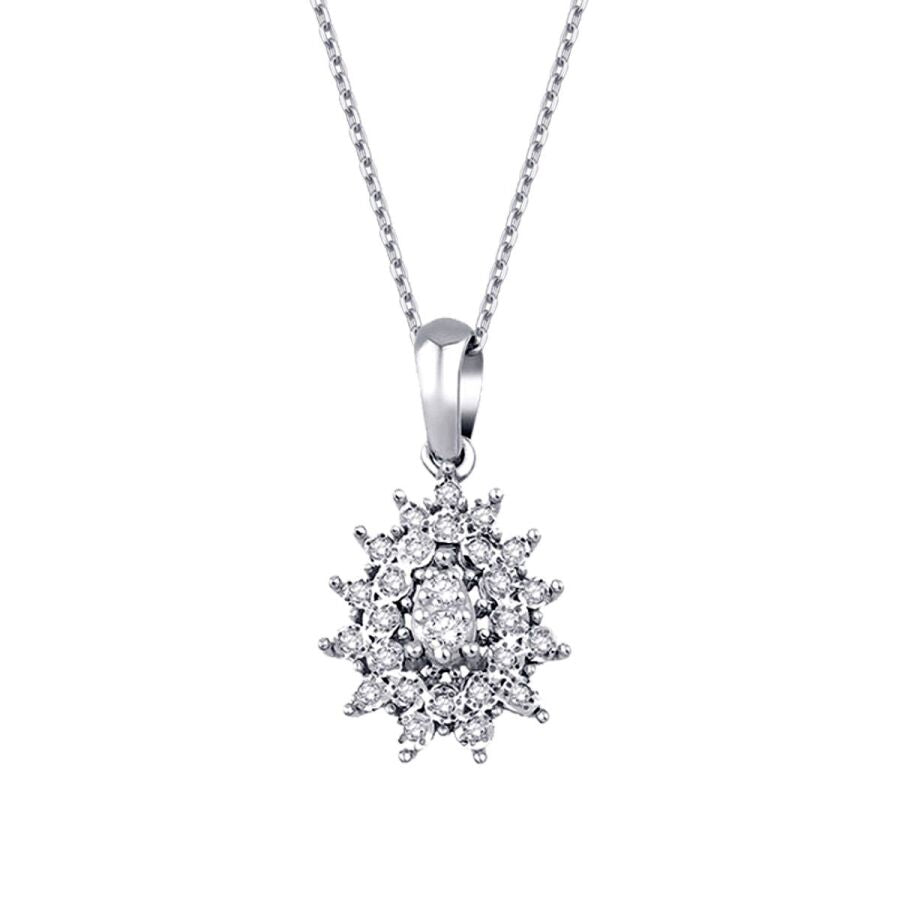 0.09 ct. Diamant Trend Halskette