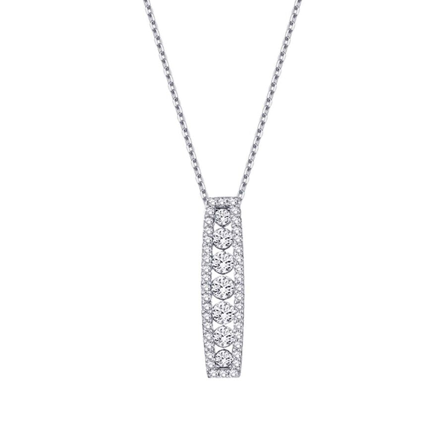 0.49 ct. Diamant Aurora Halskette