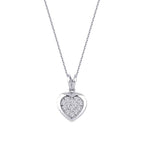 0,14 ct. Diamant Herz Trend Halskette