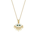 0,01 ct. Diamant Trend Auge Halskette