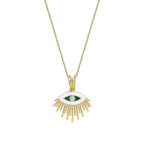 0,01 ct. Diamant Trend Auge Halskette