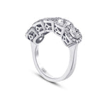 0,29 ct. Diamant Fünf-Stein Ring
