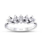 0,20 ct. Diamant Fünf-Stein Ring