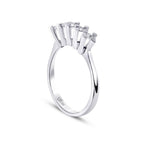 0,20 ct. Diamant Fünf-Stein Ring