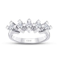 0,75 ct. Diamant Fünf-Stein Ring
