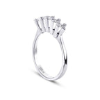 0.30 ct. Diamant Fünf-Stein Ring